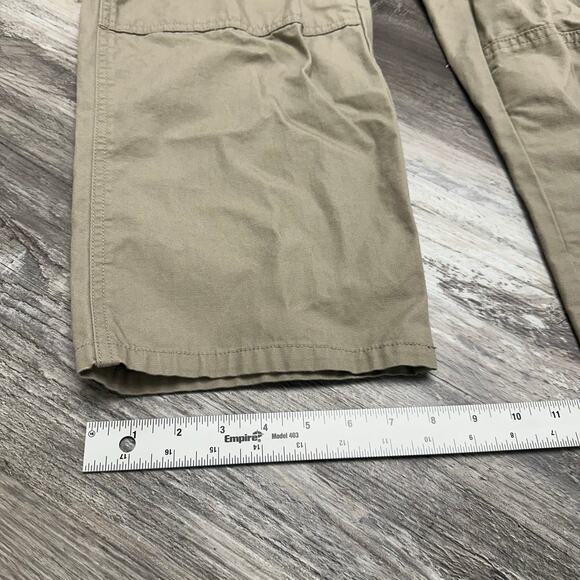 5.11 Tactical Khaki Tan Mens 34x32 Double Knee Utility Outdoor Canvas Cargo Pant - Picture 11 of 12